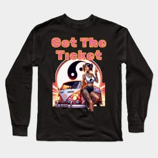 Kawaii, Anime Girl, Got The Ticket | Catsie Cat Long Sleeve T-Shirt